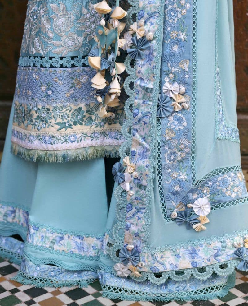 Embroidered Cambric 1 Piece Unstitched Suit