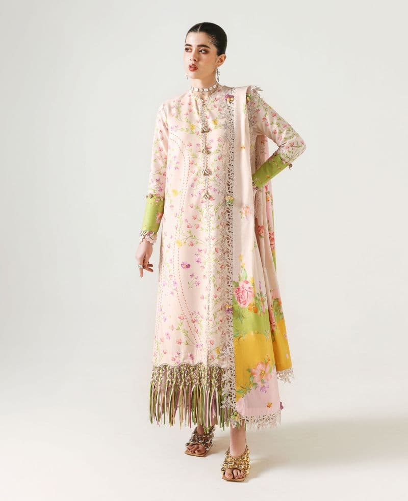 Printed Cambric 1 Piece Unstitched Suit