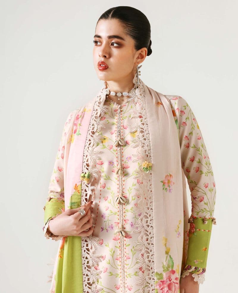 Printed Cambric 1 Piece Unstitched Suit