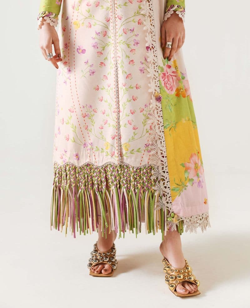 Printed Cambric 1 Piece Unstitched Suit