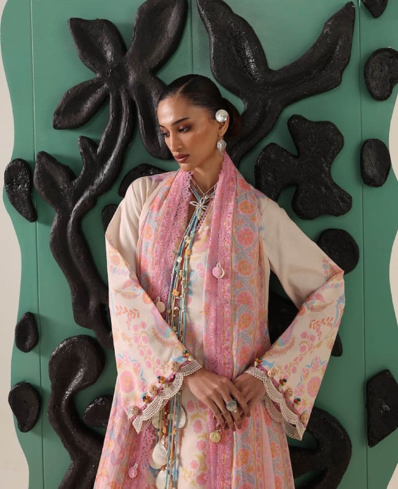 Printed Cambric 1 Piece Unstitched Suit