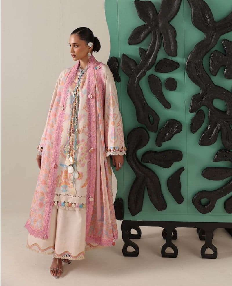 Printed Cambric 1 Piece Unstitched Suit