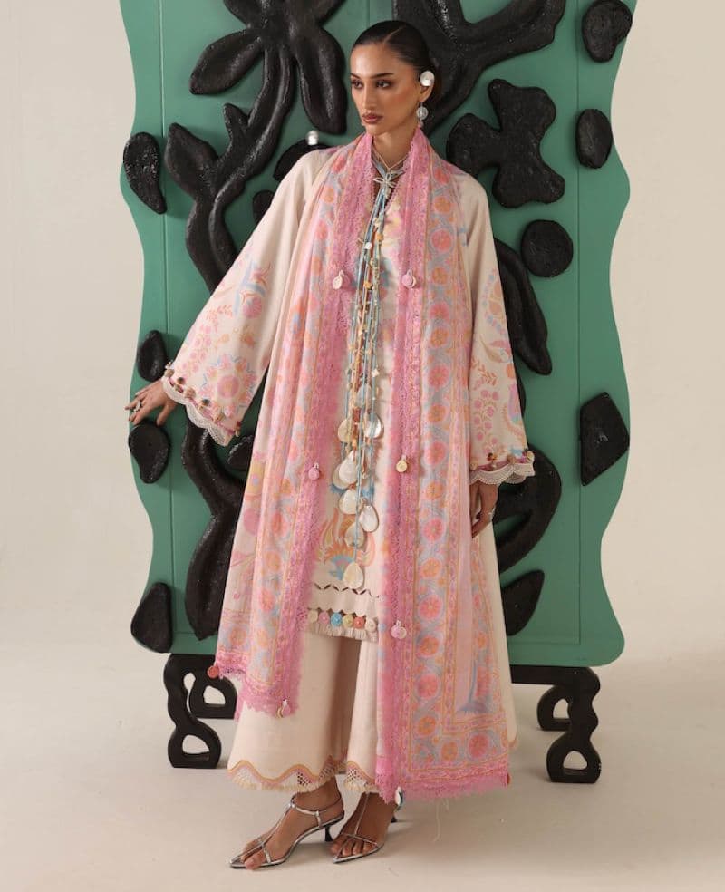 Printed Cambric 1 Piece Unstitched Suit