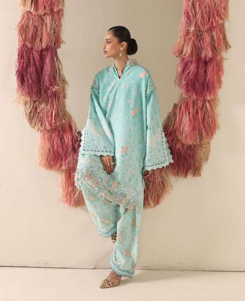 Printed Cambric 1 Piece Unstitched Suit
