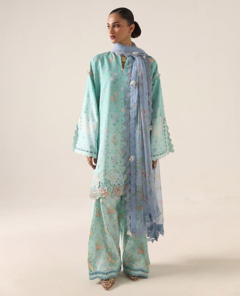 Printed Cambric 1 Piece Unstitched Suit