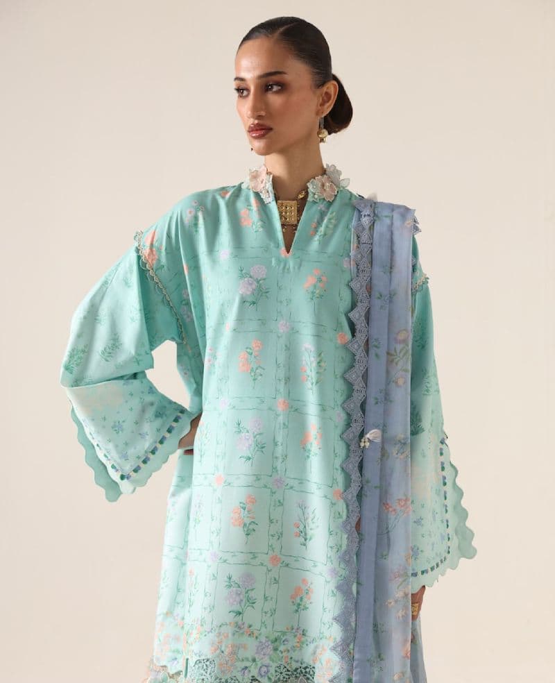 Printed Cambric 1 Piece Unstitched Suit