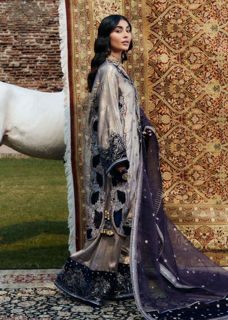 Embroidered Organza 2 Piece Unstitched Suit