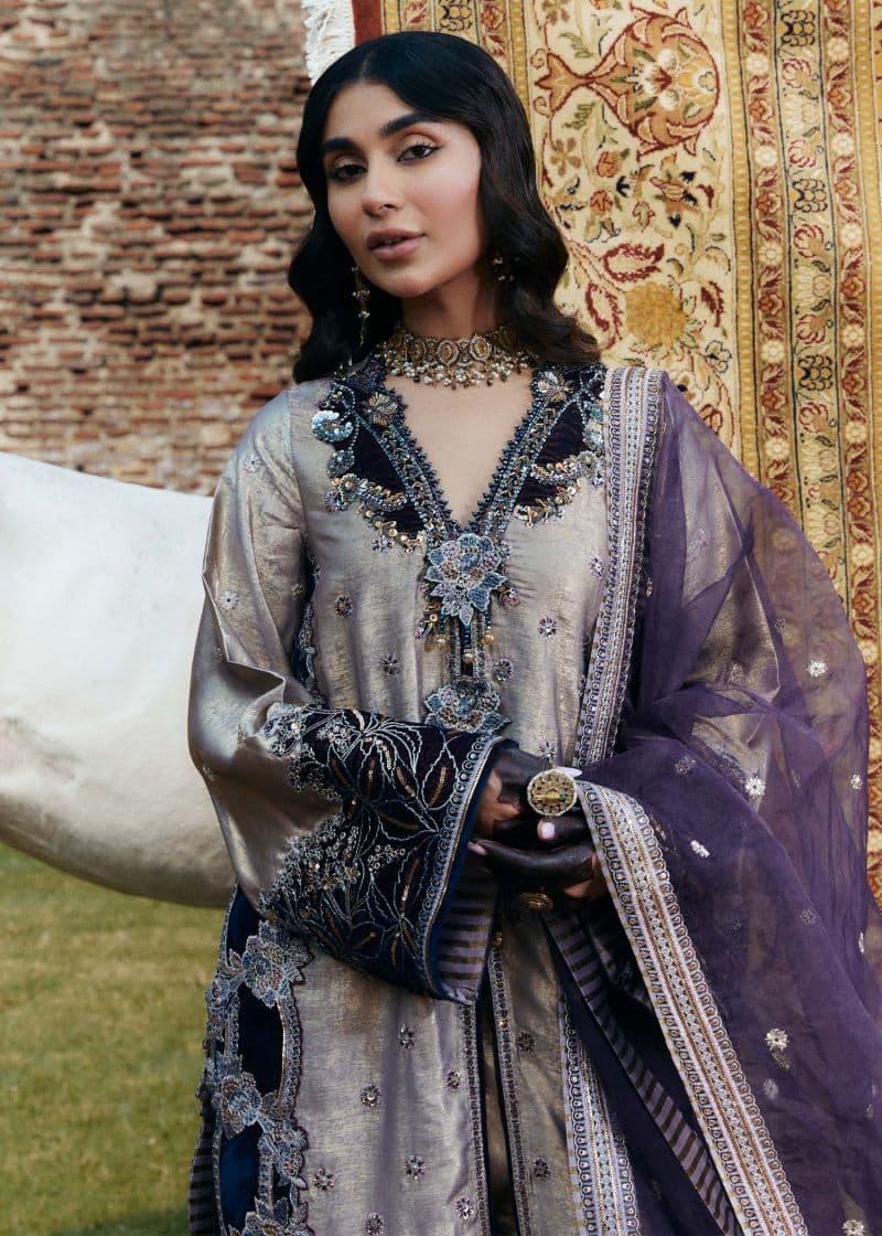 Embroidered Organza 2 Piece Unstitched Suit