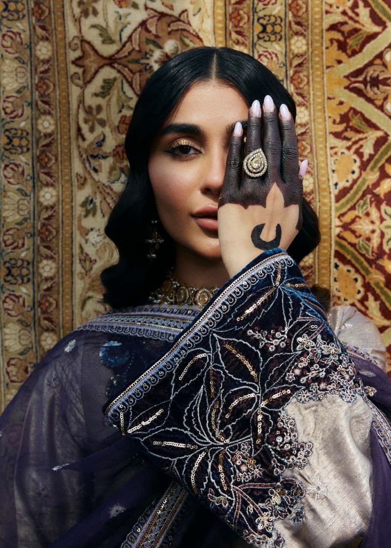Embroidered Organza 2 Piece Unstitched Suit