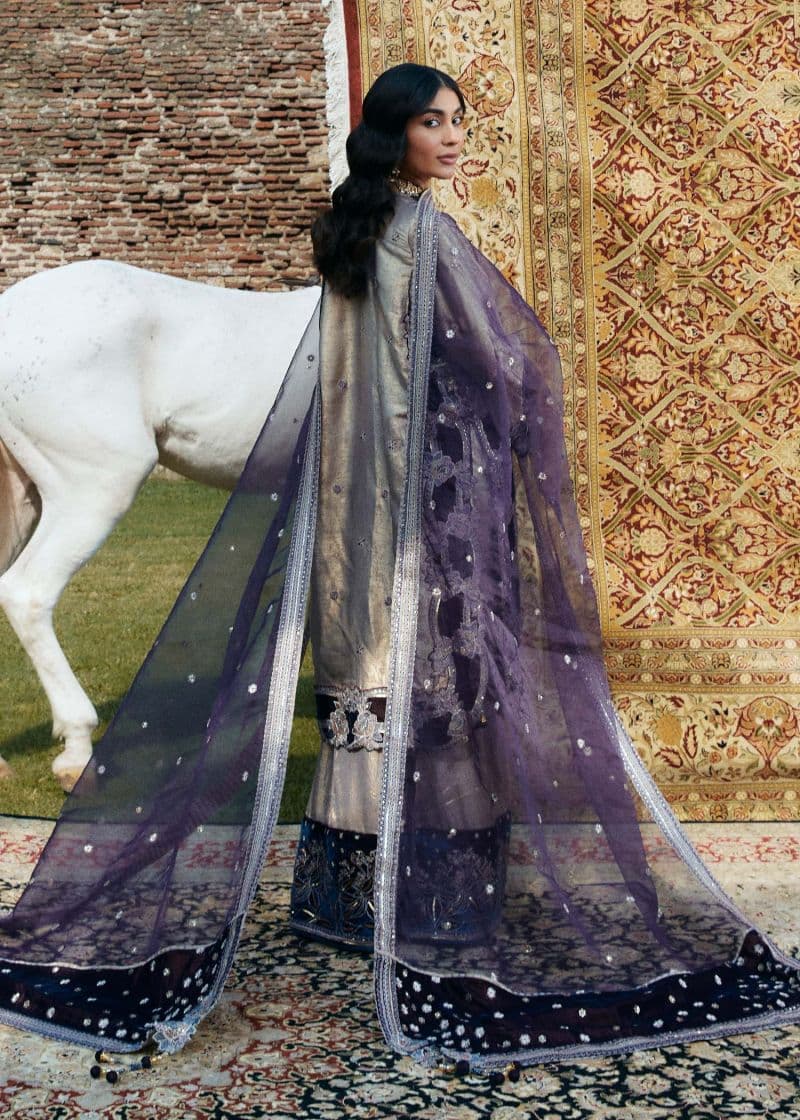 Embroidered Organza 2 Piece Unstitched Suit