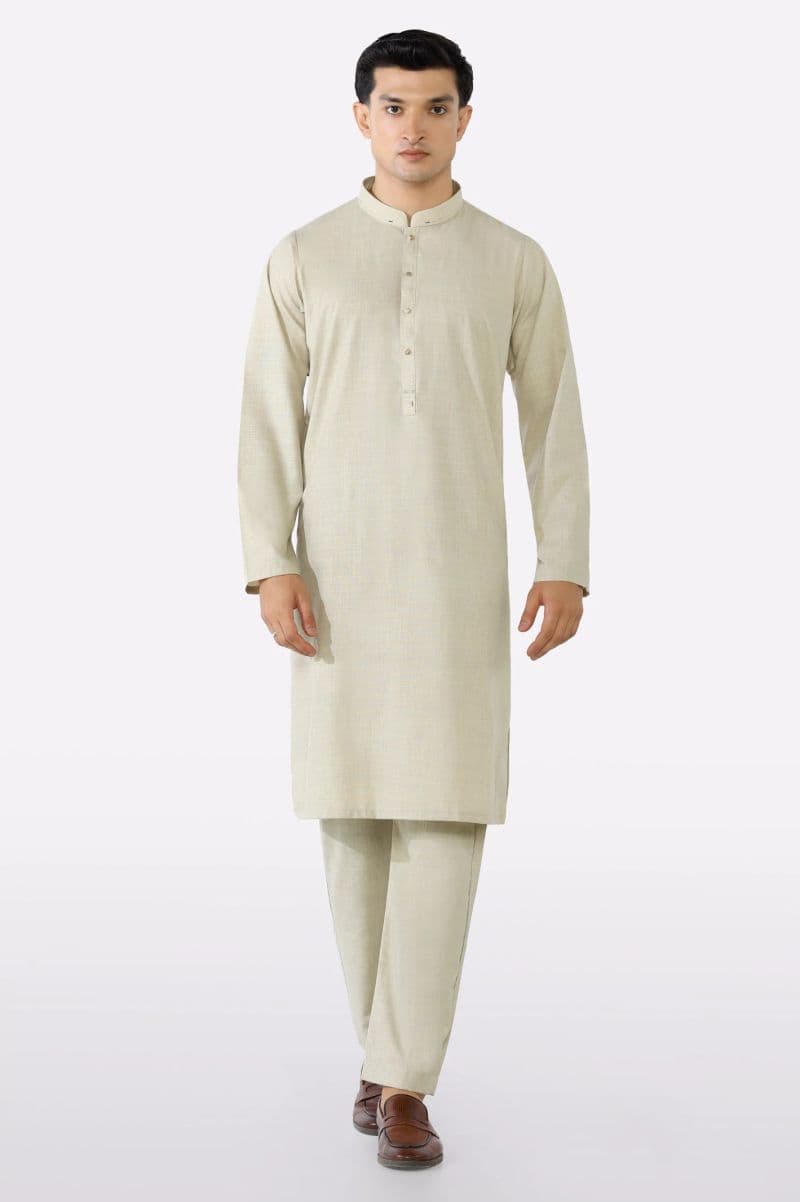 Fawn Wash & Wear Kurta Pajama thumbnail