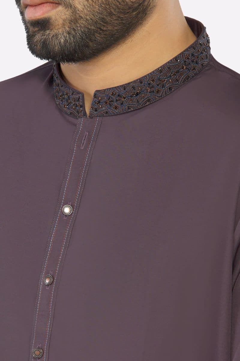 Light Purple Wash & Wear Shalwar Kameez