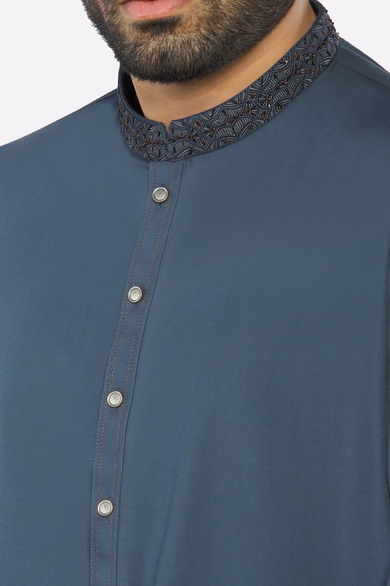 Blue Wash & Wear Shalwar Kameez thumbnail