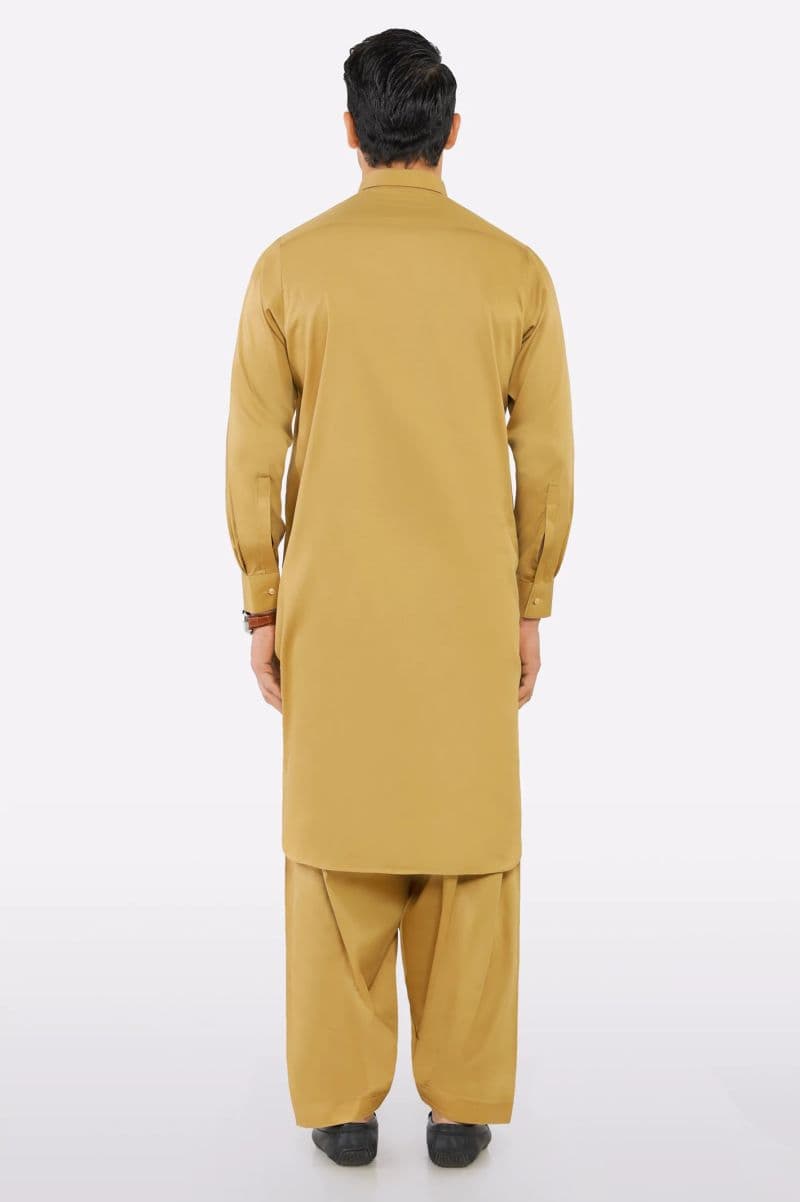 Mustard Cotton Shalwar Kameez