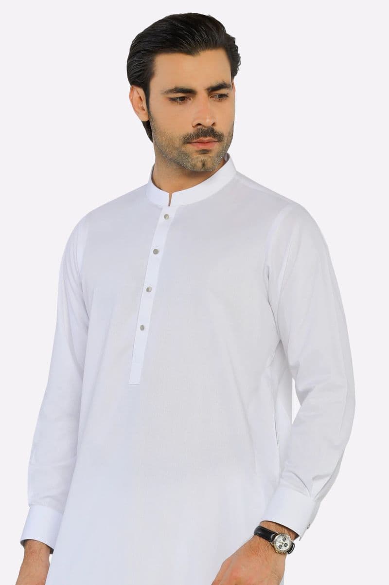 White Wash & Wear Shalwar Kameez