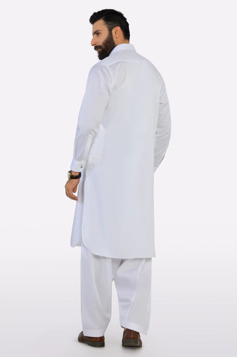 White Cotton Shalwar Kameez