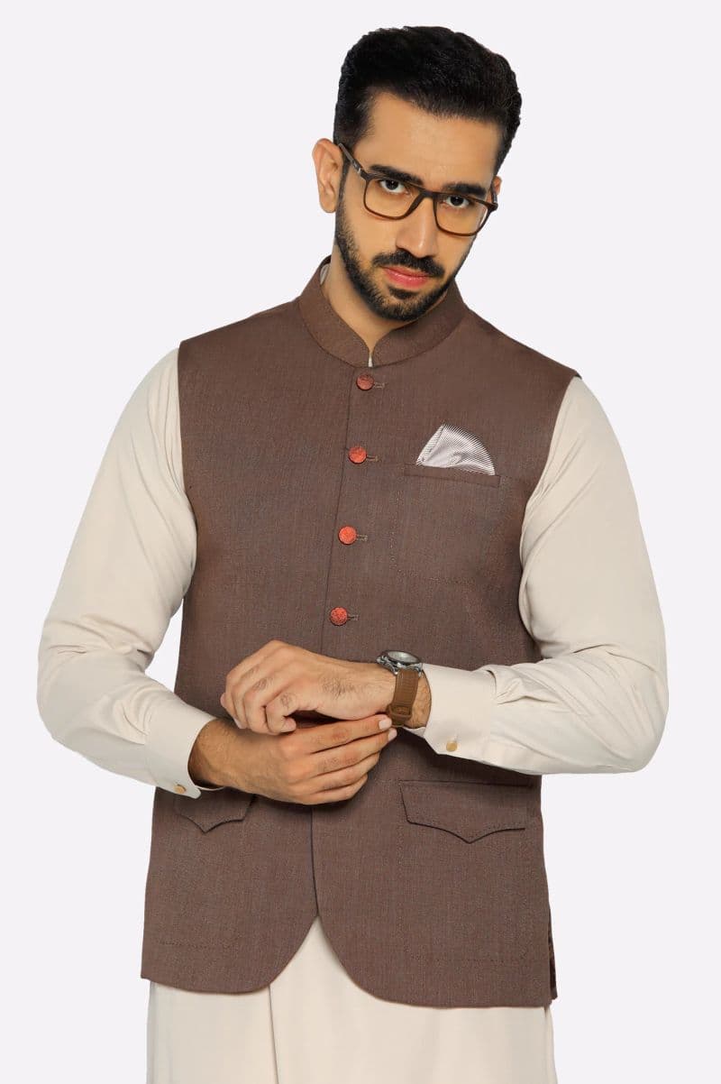 Light Brown Waistcoat thumbnail