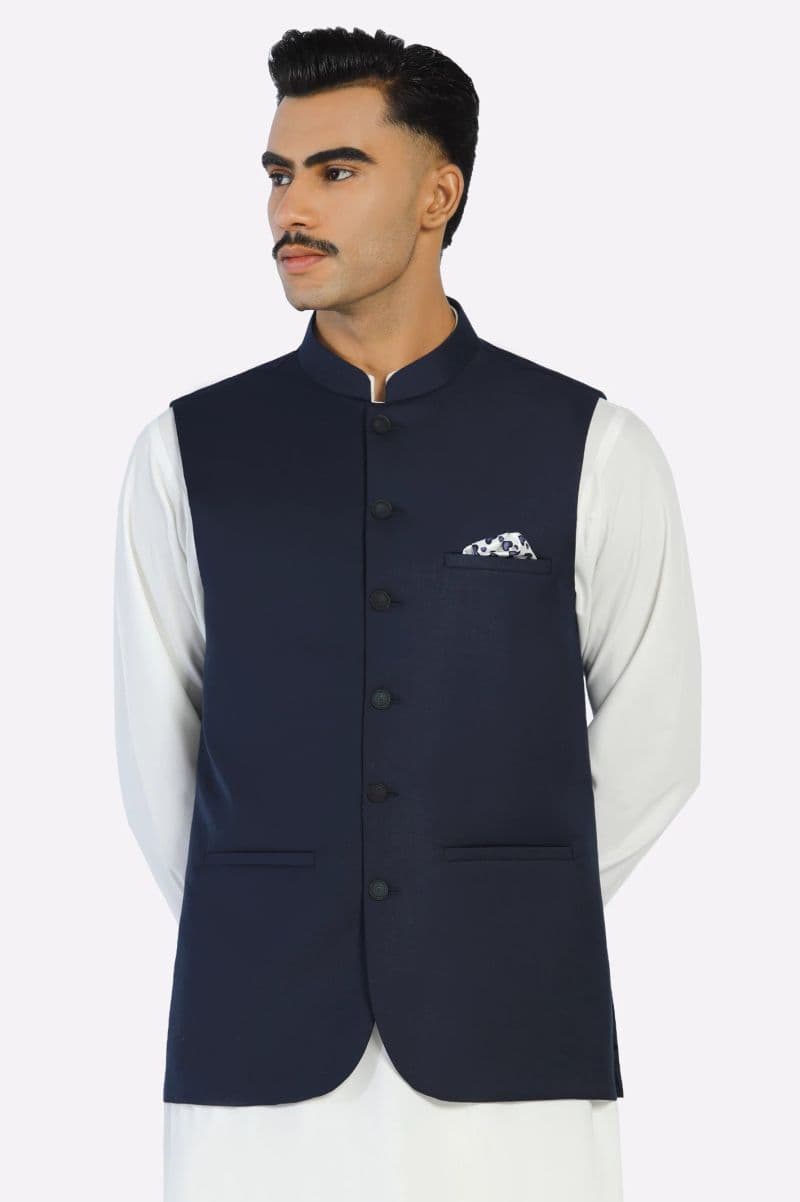 Dark Blue Waistcoat