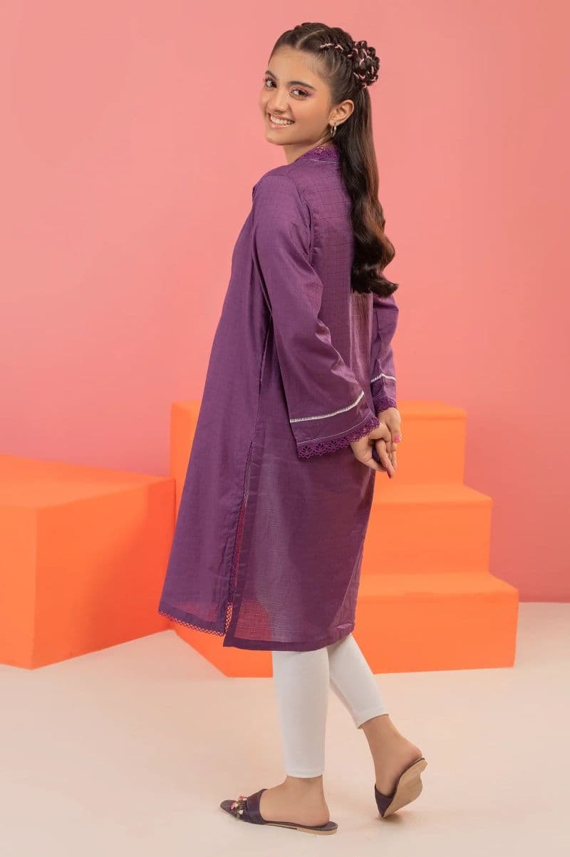 Purple Solid Kurti thumbnail