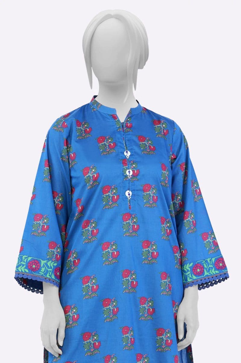 Blue Printed Kurti thumbnail