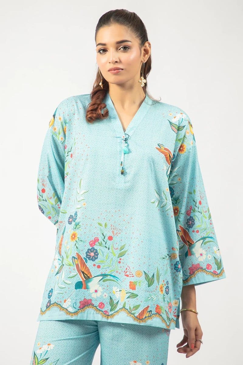 Cotton Blue Printed 2PC thumbnail
