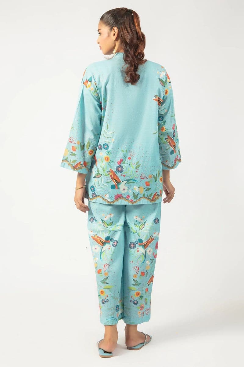 Cotton Blue Printed 2PC thumbnail