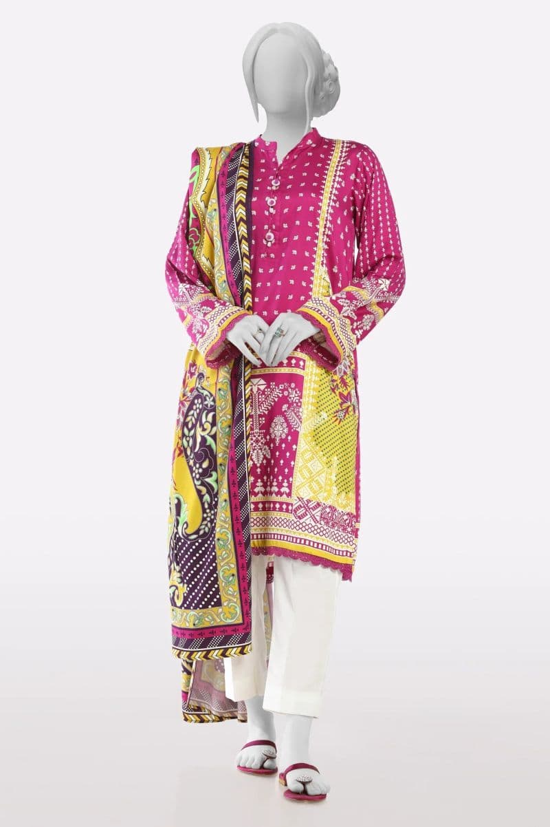 Printed Shirt and Dupatta thumbnail