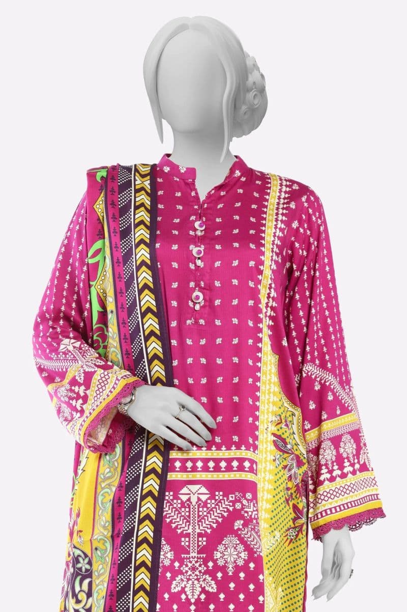 Printed Shirt and Dupatta thumbnail