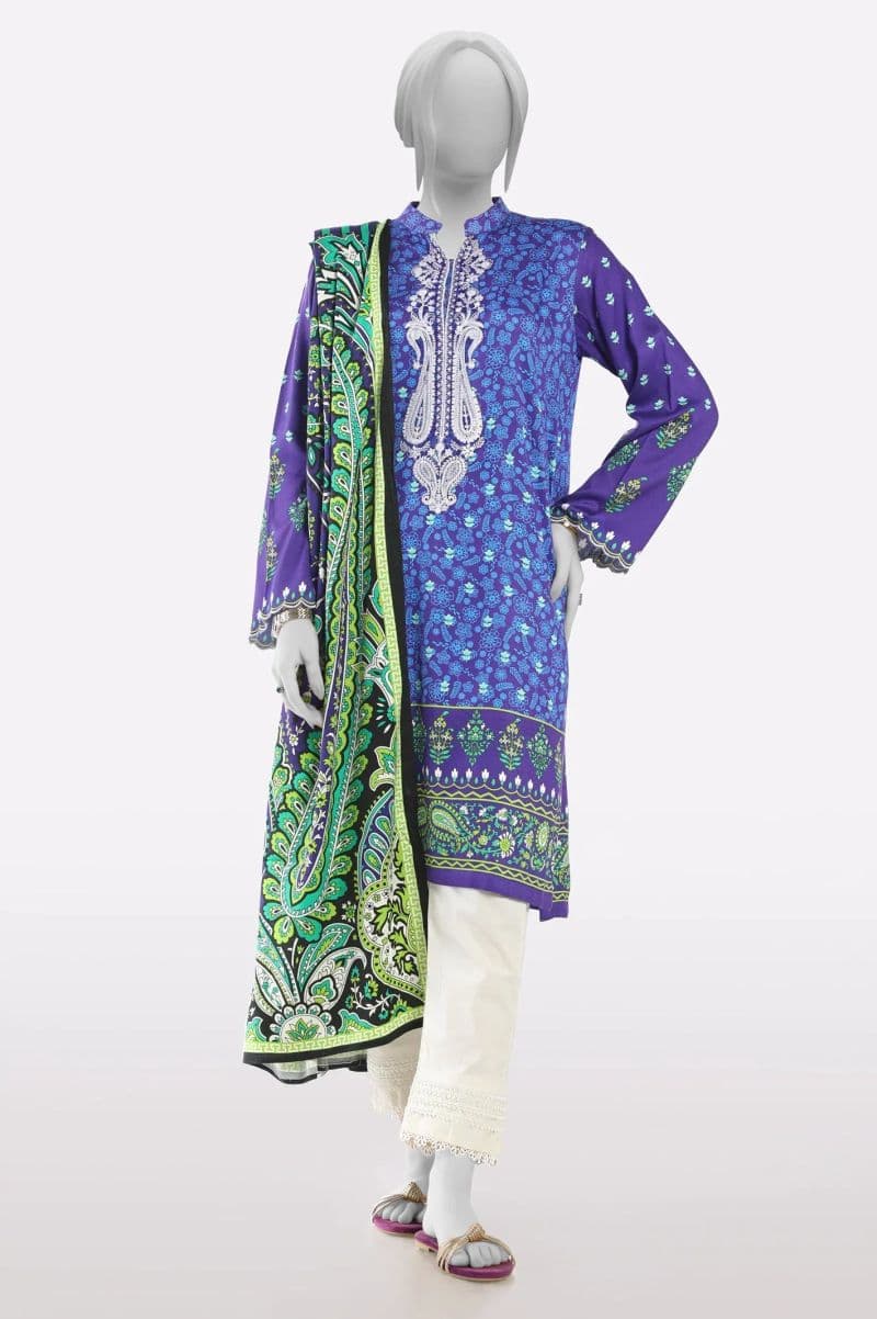 Embroidered Shirt and Dupatta thumbnail
