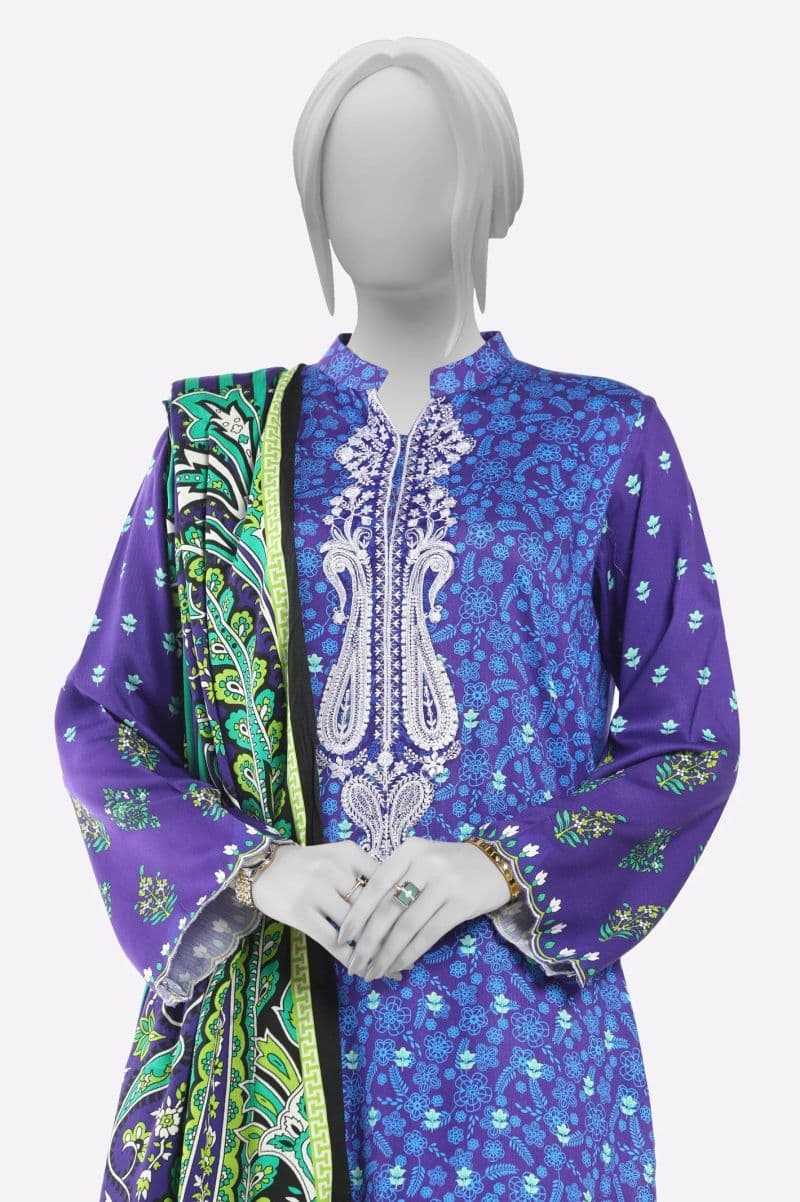 Embroidered Shirt and Dupatta thumbnail