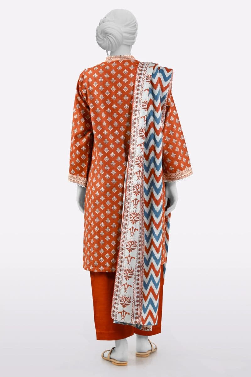 Khaddar Brown Printed 3PC thumbnail