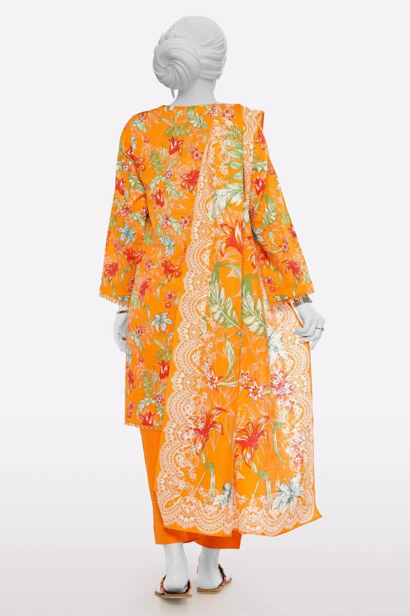 Orange Printed 3PC thumbnail