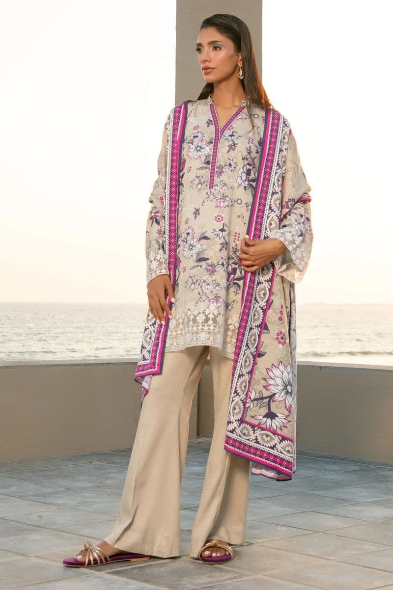 Embroidered Unstitched 3PC
