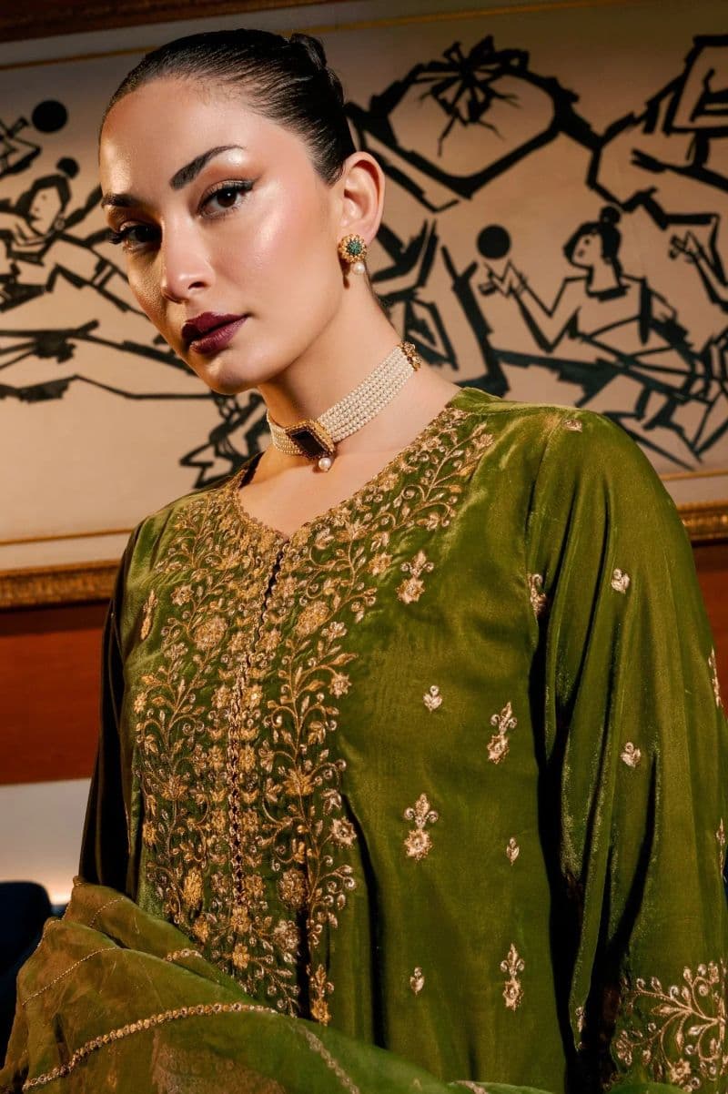 Embroidered Unstitched 3PC