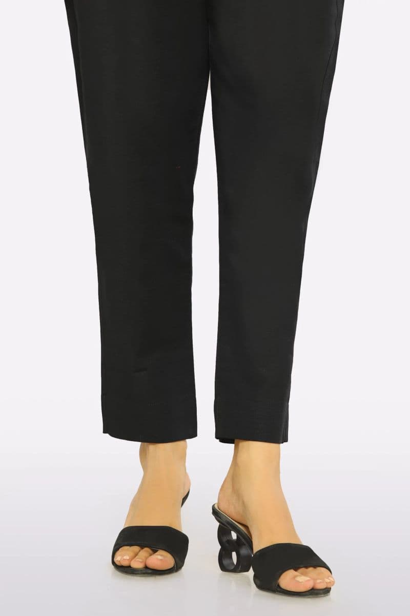 Khaddar Black Plain Trouser thumbnail