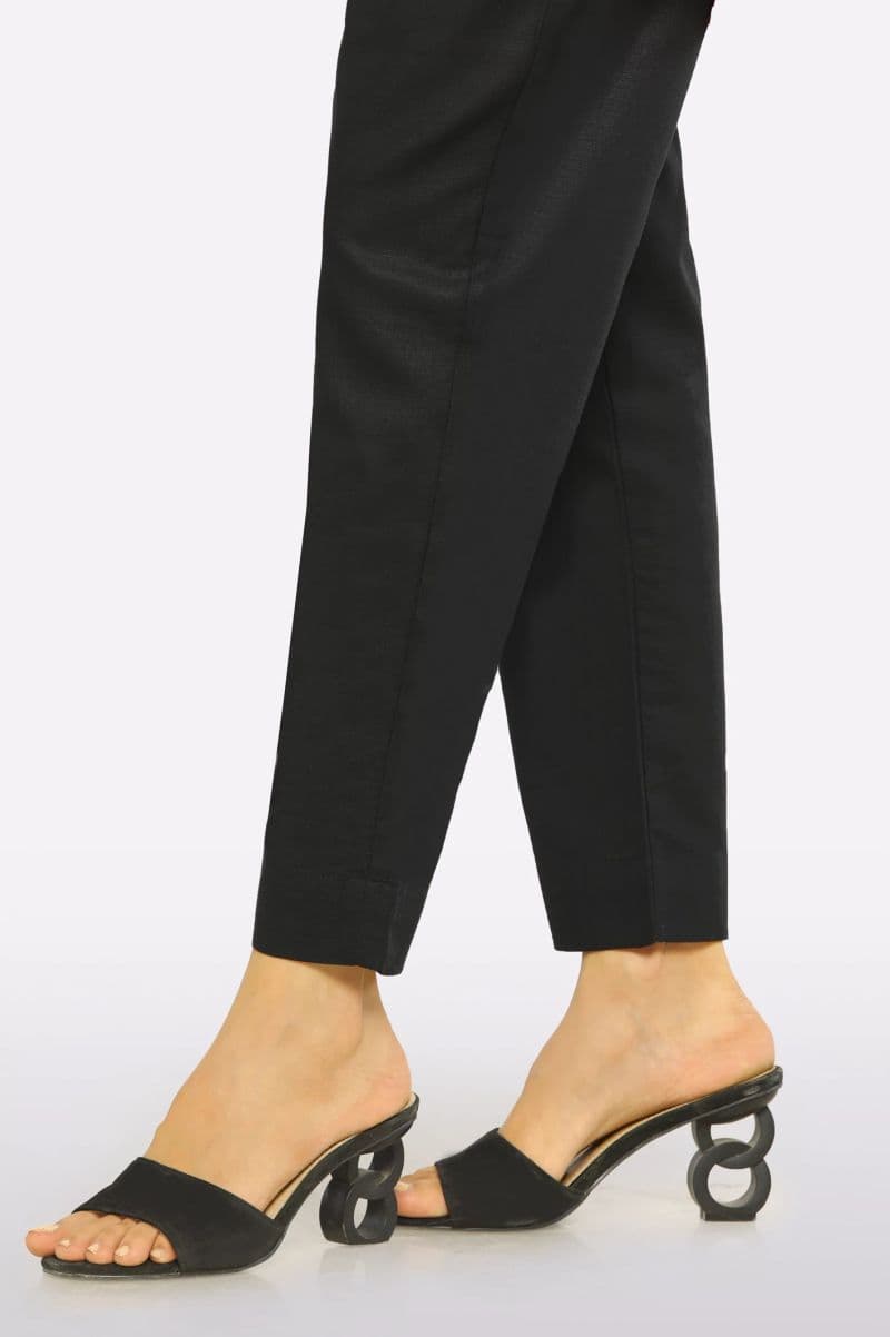 Khaddar Black Plain Trouser thumbnail