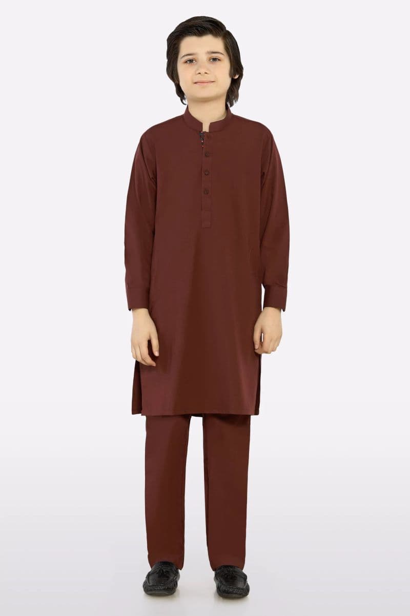 Maroon Boys Kurta Pajama thumbnail