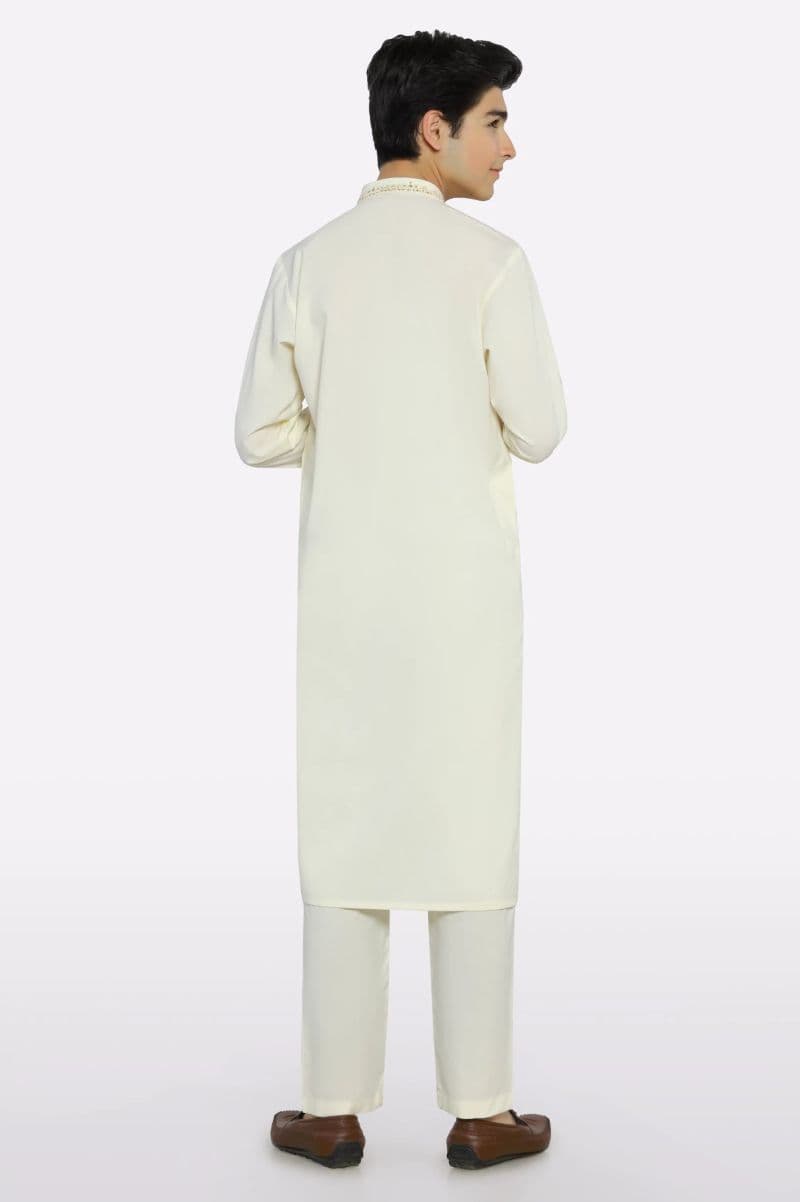 Cream Boys Kurta Pajama