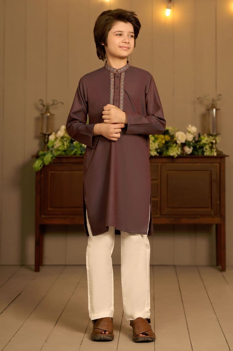 Purple Boys Kurta Pajama thumbnail