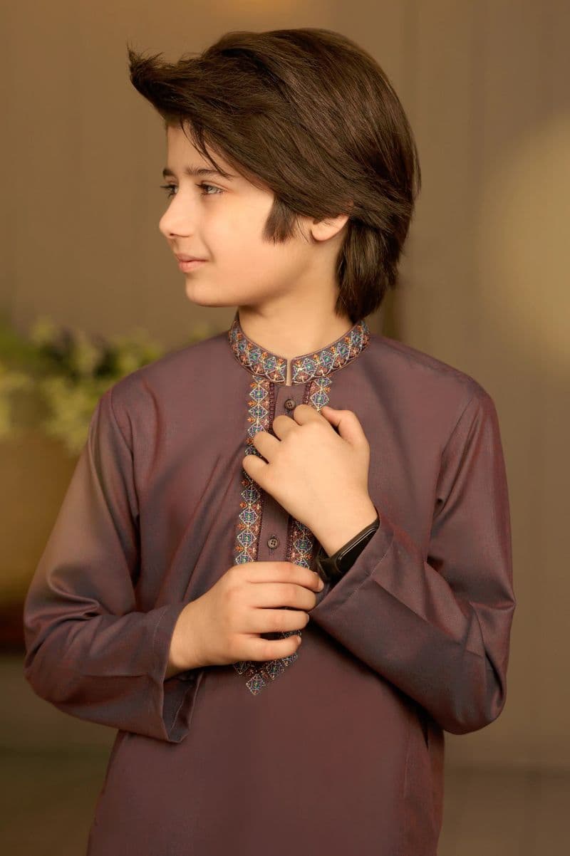 Purple Boys Kurta Pajama thumbnail