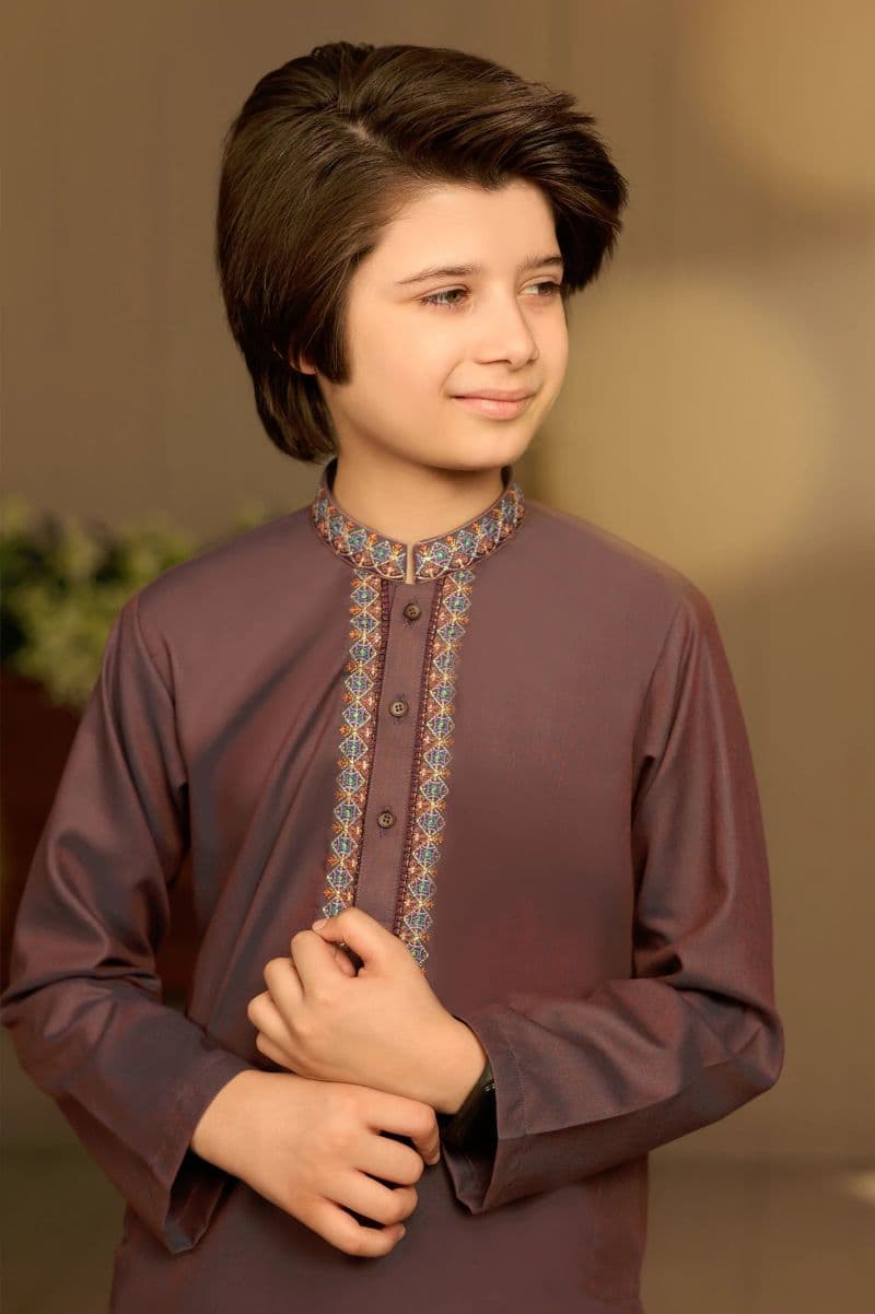 Purple Boys Kurta Pajama thumbnail