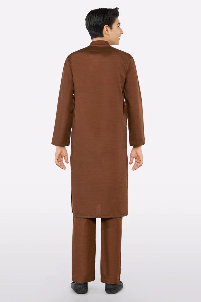Light Brown Teens Kurta Pajama