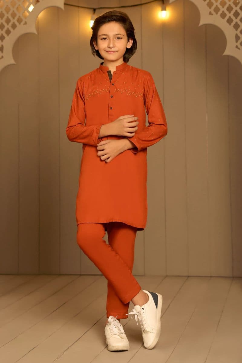 Red Boys Kurta Pajama