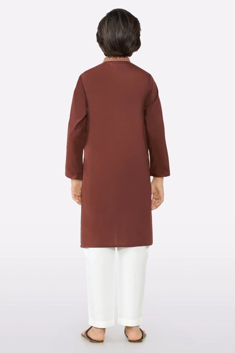 Maroon Boys Kurta Pajama