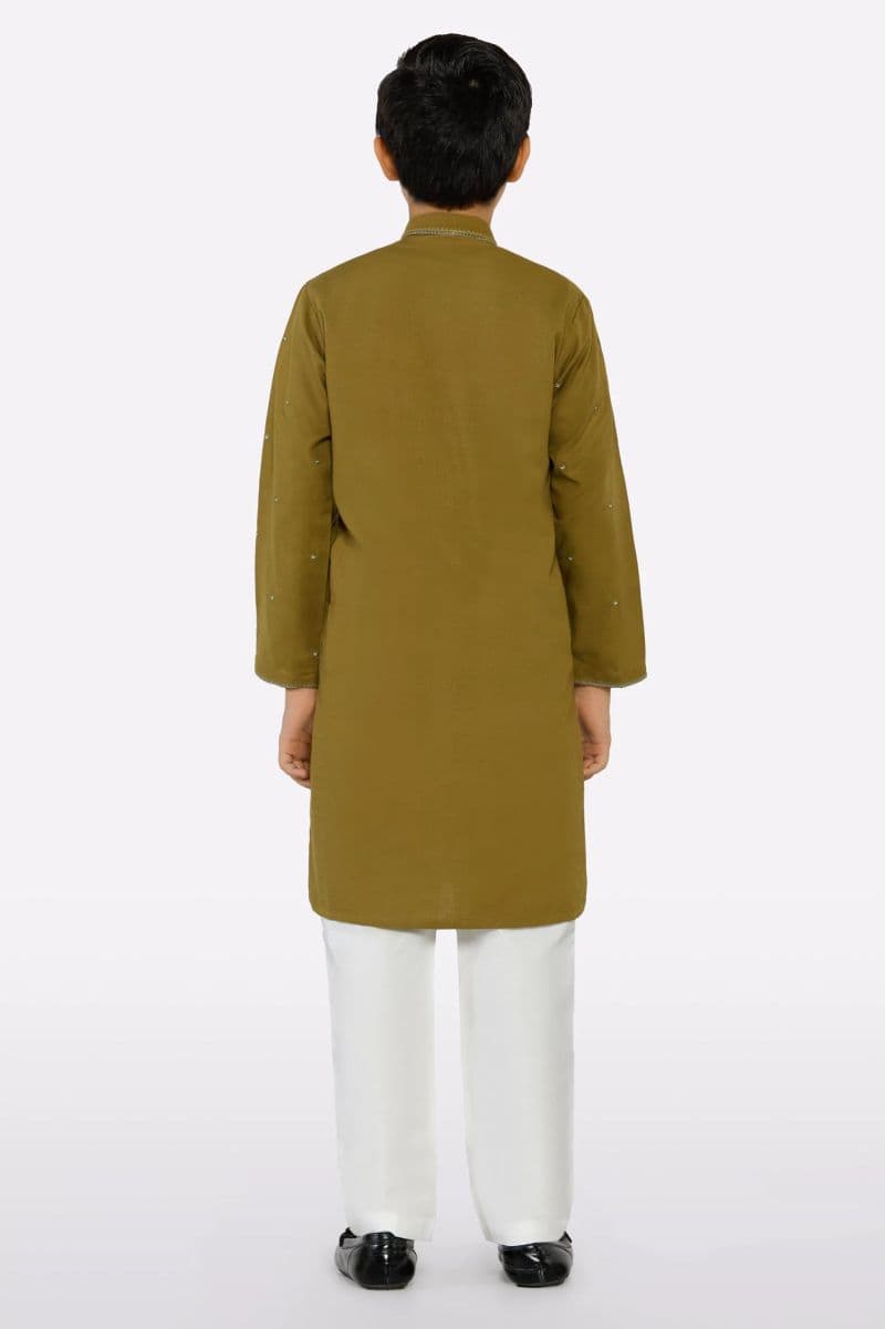 Olive Boys Kurta Pajama thumbnail
