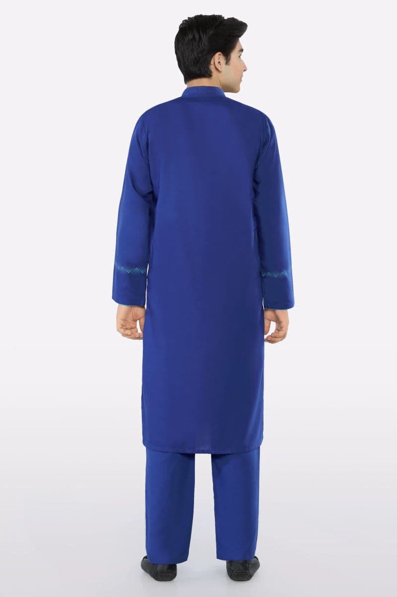 Royal Blue Teens Kurta Pajama