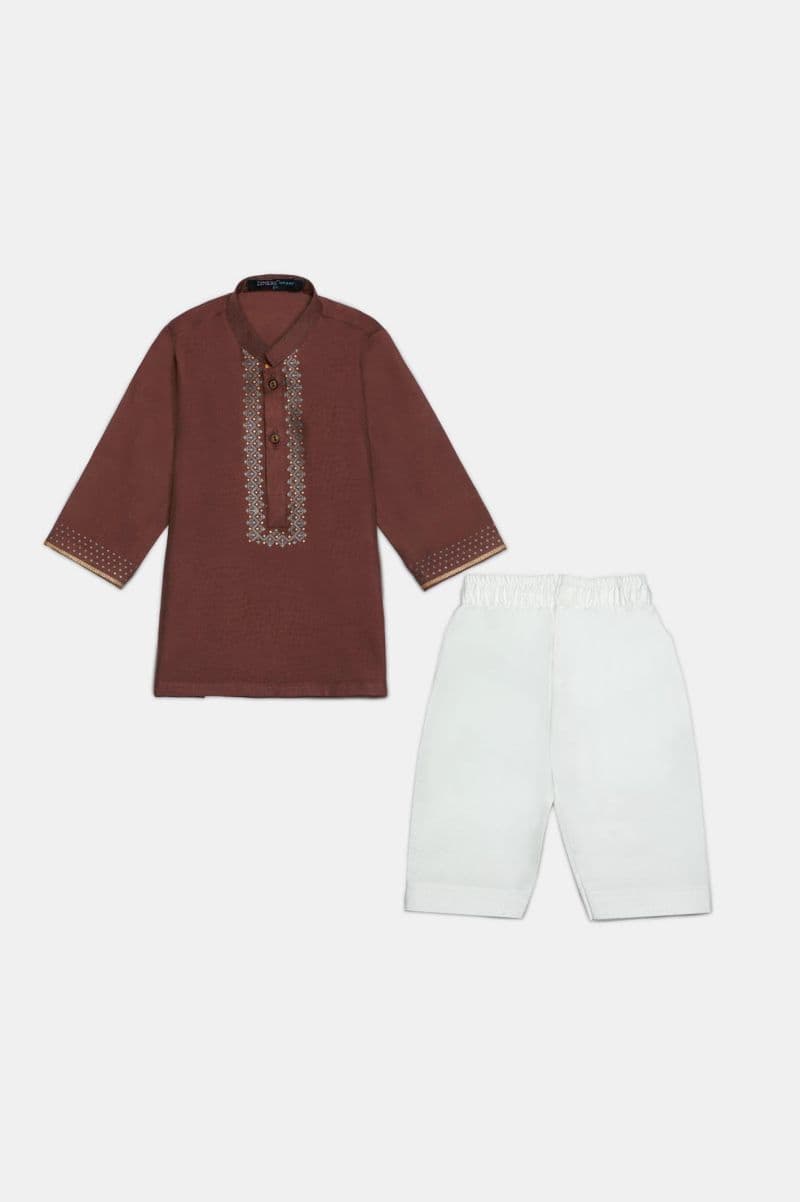 Maroon Infant Kurta Shalwar