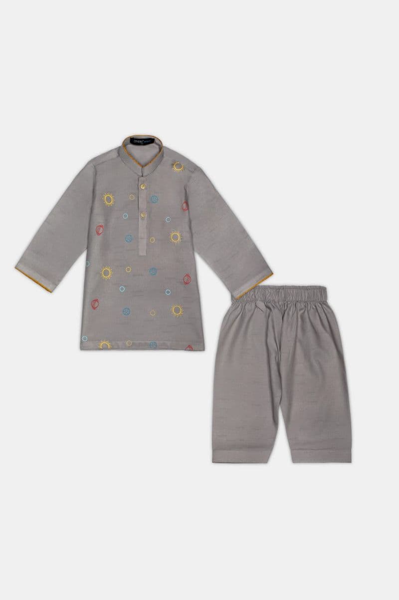 Light Grey Infant Kurta Shalwar