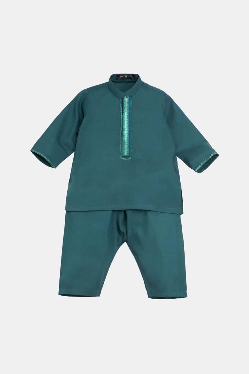 Sea Green Infant Kurta Shalwar thumbnail
