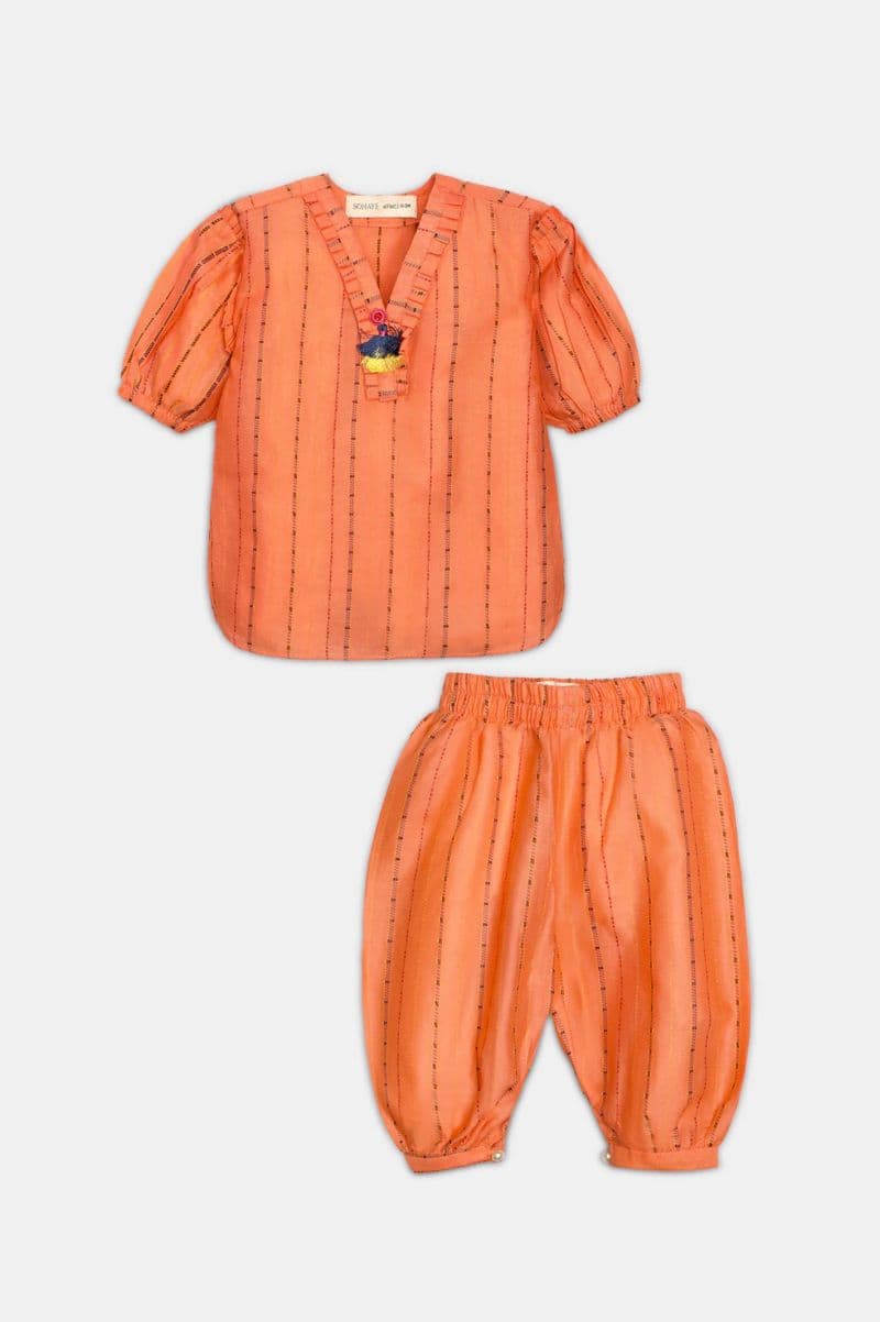 Orange Stylised Infant 2PC thumbnail